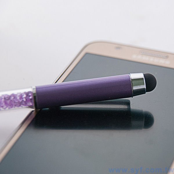 水晶電容觸控筆-金屬廣告禮品筆-多功能觸控廣告原子筆-兩種款式可選-採購批發贈品筆-8100-8